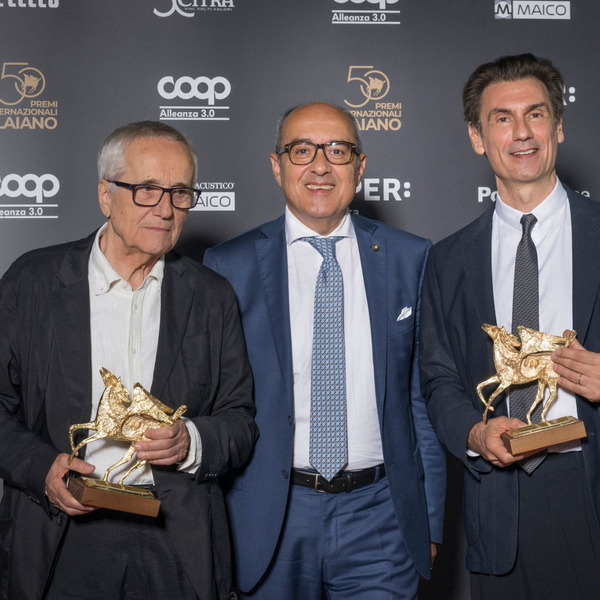 Marco Bellocchio E Fabrizio Gifuni Con Lo Sponsor Pasquale Galante, De Cecco